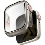 Watch 44mm Kasa Ve Ekran Koruyucu Skinarma Gado Pro Dijital Taç Korumalı Gri Gri