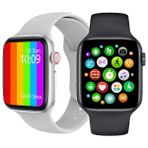 Watch 7 Pro Akıllı Saat Sevgili Kombini Ios ve Android Uyumlu Türkçe Menü - Siyah - 41 - 45 mm