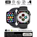 Watch 7 Series T700S Akıllı Saat Çift Tuş Aktif Arama Cevaplama Ios Androıd Uyumlu - 35 - 48 mm - Alaska Mavi