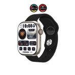 Watch 8 PR-9 Pro Amoled 45mm 1,9 inç Ekran Pusula Vidalı Kilitli Çift Kordon Akıllı Saat