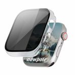 [Watch 9 8 7 41MM] Newpole Apple Watch 9 8 7 41MM için Watch Hayalet Ekran Koruyucu Kırılmaz Cam Tam Kaplayan Watch Kasa Koruyucu Kılıf Gizlilik Özellikli Ekran Apple Watch 9 8 7 41MM ile Uyumludur