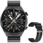 Watch Gt3 Pro Uyumlu Titanyum Kasa Akıllı Saat Dt 3 Mate 46 mm Akıllı Saat Konuşma Özellikli - 35 - 48 mm - Alaska Mavi