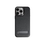 Watch Of Royal Caseon Iphone 15 Pro Max Siyah Manyetik Özellikli Standlı Deri Kılıf