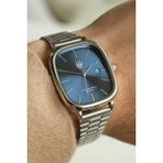Watch of Royal Classic Time Silver Lacivert Kol Saati