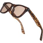 Watch of Royal Royal Eyewear RE6802 Leopar Kahve Unısex Güneş Gözlüğü