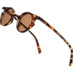 Watch of Royal Royal Eyewear RE8822 Leopar Unisex Güneş Gözlüğü - Gri