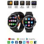 Watch Pg 4G Lte Yuvarlak Akıllı Saat 64Gb Sım Kartlı Kameralı Wifi - Gps Android Telefon Özellikli