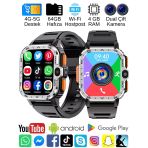 Watch Pg Ultra 4G Lte Sim Kartlı Akıllı Saat 64Gb Android Telefon Özellik Wifi Gps Nfc 8Mp Kameralı
