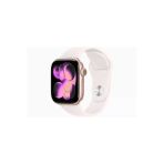 Watch Series 11 Gps, 46 Mm Roze Altın Rengi Alüminyum Kasa Ve Bulut Pembesi Spor Kordon - M/L