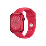 Watch Series 8 45Mm Gps Kırmızı Alüminyum Kasa Ve Spor Kordon - Regular (Apple Türkiye Garantili)