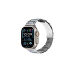 Watch Taşlı Metal Saat Kordonu 38 40 41mm Uyumlu Paslanmaz Çelik Gümüş Mavi