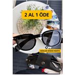 WATCHOFROYAL Güneş Gözlüğü Kadın & Erkek Uv400 Cam Ce Belgeli Siyah Re982w