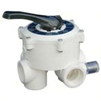 Water Fun 50 mm 1,5 inç Yandan Yapıştırma Çıkışlı 6 Way Valves Midas Çok Yollu Vana