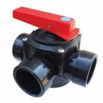 Water Fun İçten 50 mm Dıştan 63 mm 3-Way Valves Midas 3 Yollu Vana