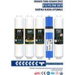 Water Global 5’li Kapalı Kasa Filtre Seti | 100 Gpd Membran | Coconut Post Karbon (Üreticiden)