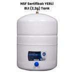 water jobs Su Arıtma Cihazı YERLİ NSF Sertifikalı 8Lt (2,2g) Tank
