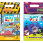 Water Magic - Patentli Gurme Kokulu Yeniden Kullanılabilir Su Gösteren Etkinlik Kitapları - Dağınıklık Yok, All Fun Scentco tarafından (Grape Kingdom and Construction)