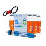Waterfil İçin Tak Çevir 5'li Filtre Takımı ORJİNAL BENC Membranlı