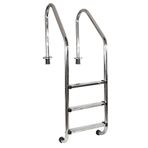 Waterfun Standart Seri Havuz Merdiveni 304 AİSİ 3 Basamaklı Merdiven