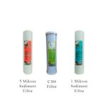 Watergold Su Arıtma Açık Kasa Üçlü (3'lü) Ekonomik Filtre Seti (Sediment 5 Mic-CTO-Sediment 1 Mic)