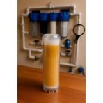 WaterGold Su Arıtma Cihazı Kireç Önleyici Shell Kablı Reçine Filtre Kartuşu 10 inç (Siyah - Beyaz)