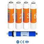 WaterLife Su Arıtma Cihazı 5 Aşama 80 GPD King Membranlı Filtre Seti