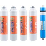 Waterlife Su Arıtma Cihazları Ile Tam Uyumlu Tak Çevir Filtre Seti - 5li Set