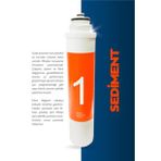 Waterlife Uyumlu Lg Membran 5li Seti Waterfill Tak Çevir Su Arıtma Filtre (Beyaz)