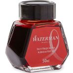 Waterman 110730 Kırmızı Şişe Dolma Kalem Mürekkebi
