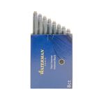 Waterman dolma kalem kartuşu mürekkebi siyah 8’li paket (S0110850)