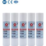 Watermelon 1 Mikron Sediment Spun Açık Kasa 5 Adet x 10 inç Su Arıtma Cihazı Filtresi
