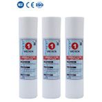 WaterMelon Açık Kasa Su Arıtma Cihazı 1 Mikron Sediment Spun Filtre 3 Adet