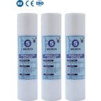Watermelon Açık Kasa Su Arıtma Cihazı 10 Inç 5 Mikron Sediment Spun Filtre (Toz,Tortu Filtre) 3 Adet