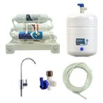 Waternil 8 lt Açık Kasa Inline Filtreli Su Arıtma Cihazı Antibakteriyel Tank ve 5 Aşamalı Filtre