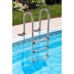 WATERSHUT 3 BASAMAK MURO HAVUZ MERDİVENİ (FULL PAKET) PASLANMAZ BASAMAK