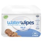 WATERWIPES baby wipes with 99.9% organic water 180 u