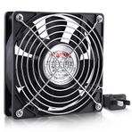 Wathai EC 120 mm x 25 mm Top DIY Soğutma Havalandırma Egzoz Fanı 110 V 115 V 120 V 220 V 240 V AC Eksenel Kasa Fanı
