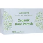 Watsons 100 Adet Organik Kare Pamuk Kutu