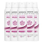 Watsons Classy Musk 5x150 ML Sprey Deodorant