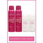 Watsons Invisible 48 Saat Etkili Kadın Roll-on 2x50ml Ve Seabloom Kadın Deodorant 2x150ml