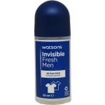 Watsons Invisible Fresh Men 50 ml Roll On