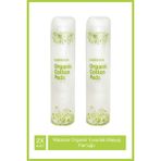 Watsons Organik Yuvarlak Makyaj Pamuğu - Cilt Dostu, Hassas Temizlik, 2 Paket (100 Adet), Paraben İçermez