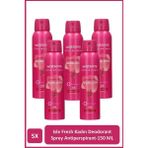Watsons Seabloom Kadın Deodorant Sprey Pudrasız 5x150 ml Ferahlatıcı Portakal ve Bergamot Kokusu