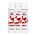 Watsons So Sexy 3x150 ml Sprey Deodorant