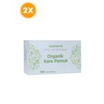 Watsons Square Pads In A Box 100s Organik Kare Pamuk Kutu 100 Adet X2 ADET