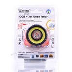 Watton WT607 3W LED Mavi Kafa Feneri