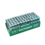 Wattsonix AAA İnce Kalem Pil Çinko - 60 Adet