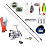 Wave Power 244CM 15-40GR Okuma ARIA-3000 Turna Spin Olta Takımı Seti