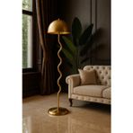 WaveLine Eskitme Mat Gold Zig Zag Formlu Metal Lambader