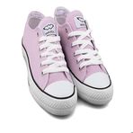 Waves 700 Beden 39 Bayan Keten Sneaker Ayakkabı Lila_Beyaz (Lila_Beyaz, 39)
